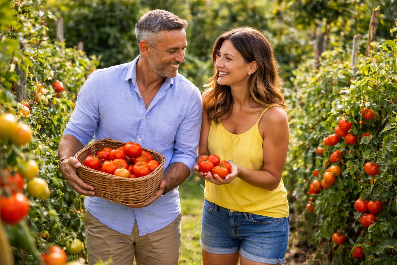 Ländliche Umgebung und Wohnhäuser in Türje